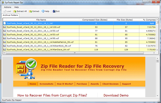 Repair Corrupted Zip Files Using Zip Repair Tool